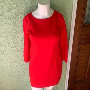 Red JCrew dress